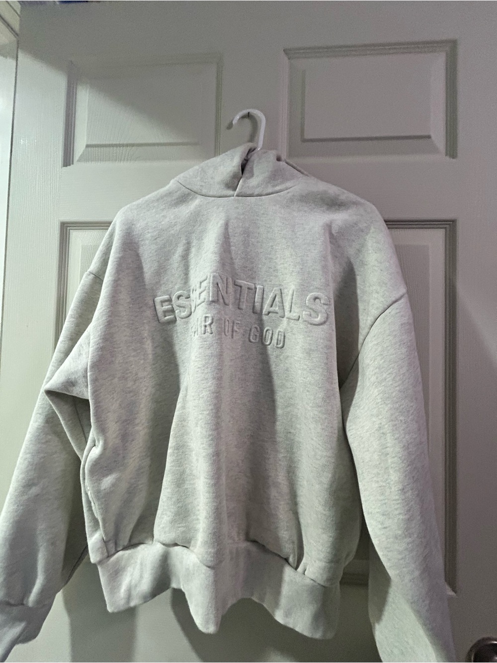 Fear of God Essentials Crewneck Sweatshirt in Light Gray